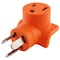 Ac Works Plug Adapter, 6-50R, 10-30P, 6-50P, 10-30P, 0 ft., Orange WD1030650 - alternate 1